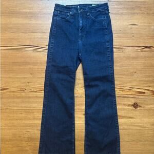 Rag & Bone Jane dark wash super high rise flare jeans SIZE 28